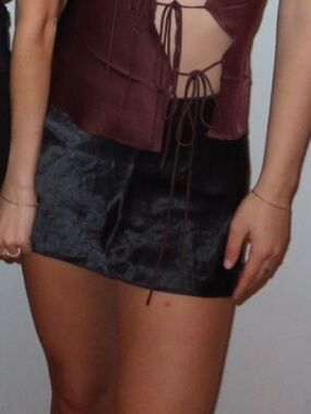 Aritzia Silk Skirt